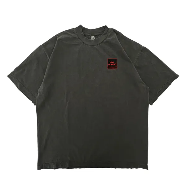 DISKUNION / ディスクユニオン / diskunion 刺繍 Tee Garment Dyed (Vintage Black/L)