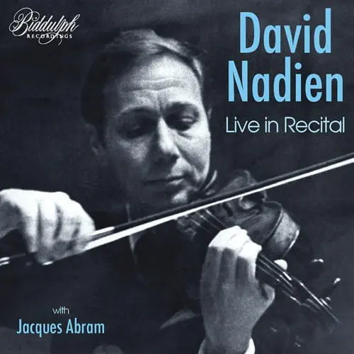 DAVID NADIEN / デヴィッド・ナディアン / MOZART/BEETHOVEN/FRANCK:VIOLON SONATA - LIVE IN RECITAL / LIVE IN RECITAL