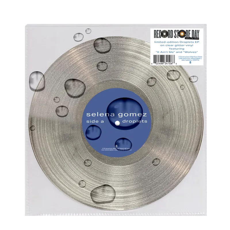 SELENA GOMEZ / セレーナ・ゴメス / DROPLETS (SPECIAL CLEAR GLITTER VINYL 12" EP)