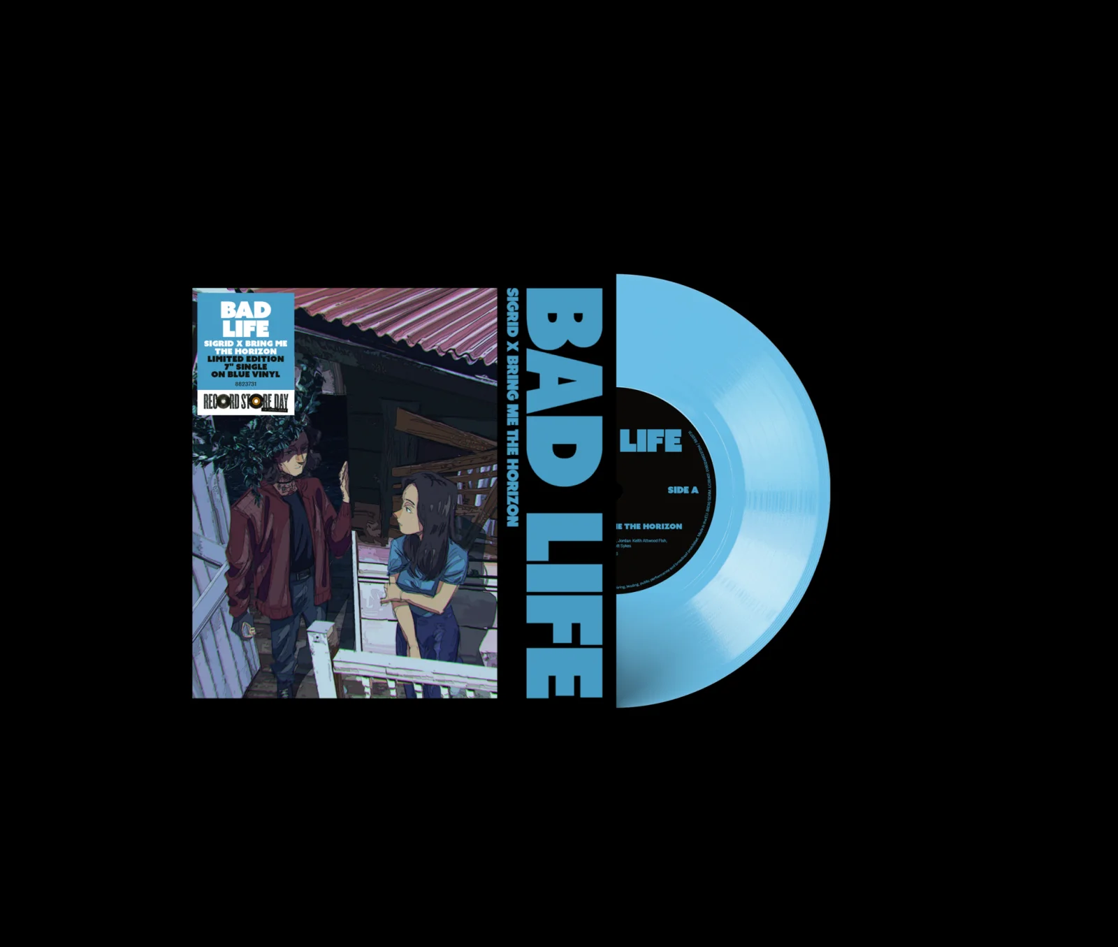 SIGRID X BRING ME THE HORIZON / BAD LIFE (BLUE 7")