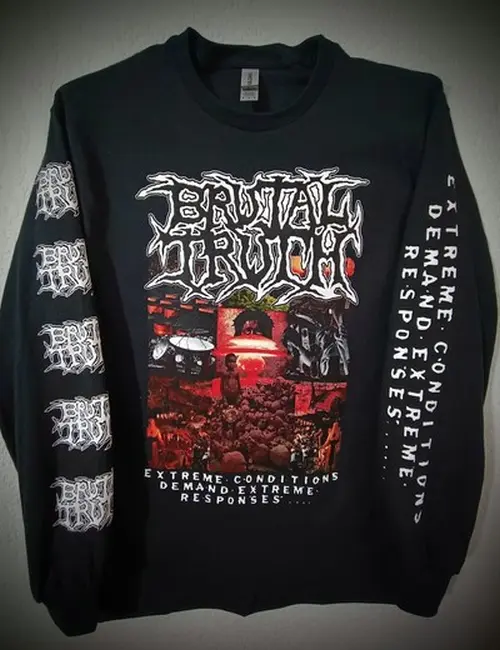 BRUTAL TRUTH / ブルータル・トゥルース / EXTREME CONDITIONS' LONGSLEEVE SHIRT<SIZE:L>