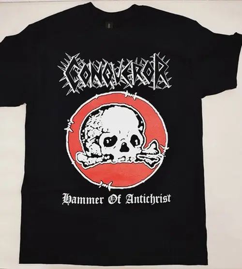 CONQUEROR (from CANADA) / HAMMER OF ANTICHRIST' T-SHIRT<SIZE:L>