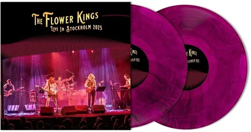 THE FLOWER KINGS / ザ・フラワー・キングス / LIVE IN STOCKHOLM 2025: LIMITED TRANSPARENT VIOLET WITH BLACK SMOKE COLOR 180g DOUBLE VINYL