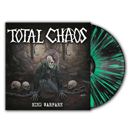 TOTAL CHAOS / トータル・カオス / MIND WARFARE (LP/GREEN SPLATTER VINYL)