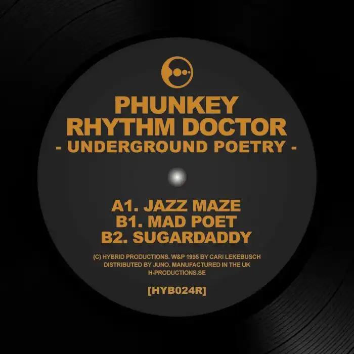 PHUNKEY RHYTHM DOCTOR / UNDERGROUND POETRY (REISSUE) (12")