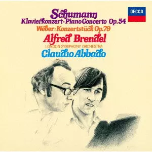 ALFRED BRENDEL / アルフレート・ブレンデル / シューマン:ピアノ協奏曲 / ウェーバー:コンツェルトシュテュック
