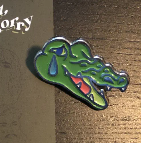 THANK YOU, I'M SORRY / "CROCODILE" ENAMEL PIN