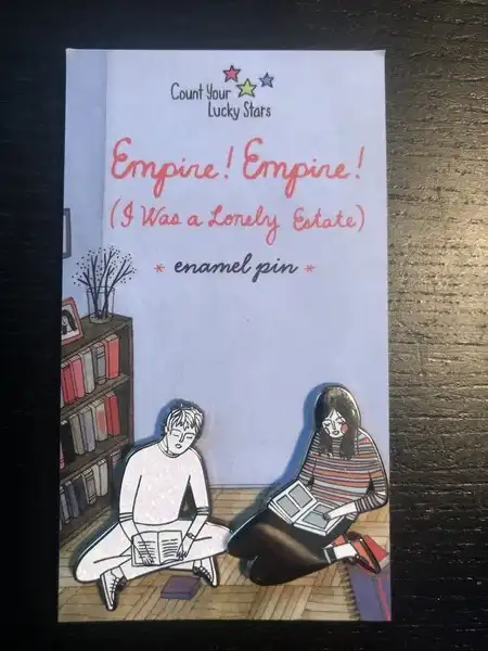 EMPIRE! EMPIRE! (I WAS A LONELY ESTATE) / "YOU WILL EVENTUALLY BE FORGOTTEN" PIN SET