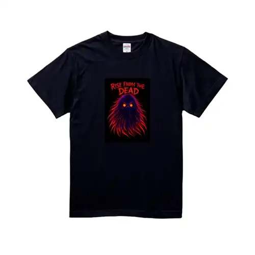 RISE FROM THE DEAD / XXL/Dark Navy/REVENGE OF THE HAIR ZONBIE T-shirt