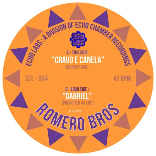 ROMERO BROS  / ロメロ・ブロス / CRAVO E CANELA (BANGSY REMIX)/GABRIEL (THE PREACHER 45 EDIT)