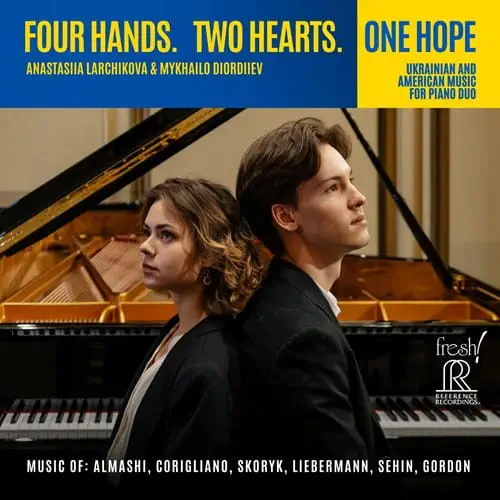 ANASTASIIA LARCHIKOVA / アナスタシア・ラルチコワ / OUR HANDS. TWO HEARTS. ONE HOPE - UKRAINIAN AND AMERICAN MUSIC FOR PIANO DUO / OUR HANDS. TWO HEARTS. ONE HOPE