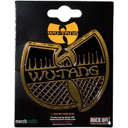 WU-TANG CLAN / ウータン・クラン / WU-TANG CLAN - BLACK & GOLD LOGO PIN BADGE