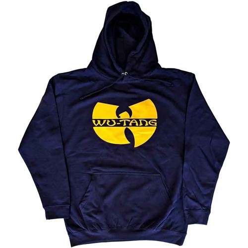 WU-TANG CLAN / ウータン・クラン / LOGO NAVY BLUE PULLOVER HOODIE (M)