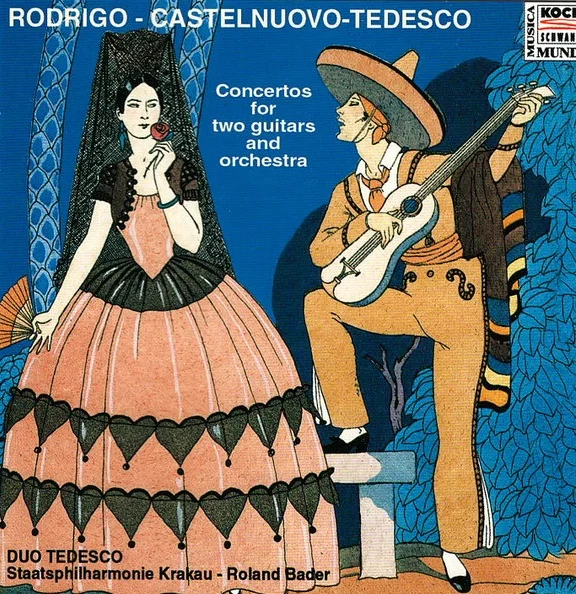 DUO TEDESCO / デュオ・テデスコ / C-TEDESCO&RODORIGO:CONCERTOS FOR 2 GUITERS&ORCHESTRA