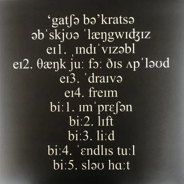 GACHA BAKRADZE / OBSCURE LANGUAGES