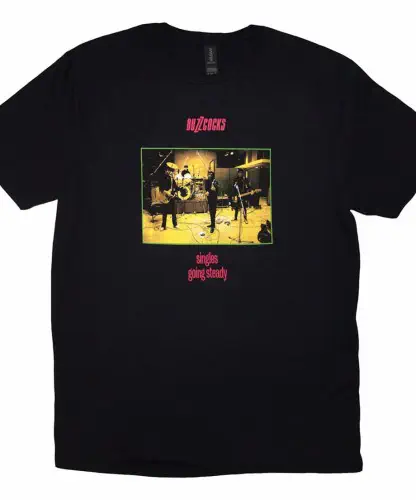 BUZZCOCKS / バズコックス / L/SINGLES GOING STEADY - T-SHIRT