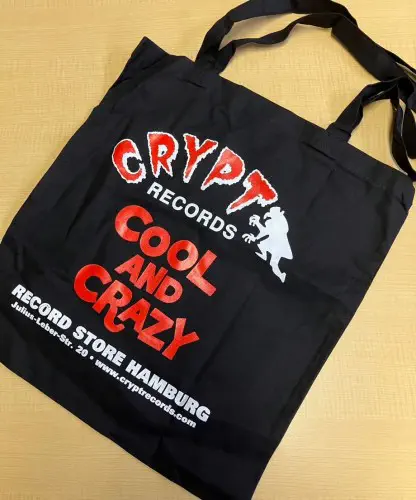 CRYPT RECORDS / LOGO TOTE BLACK