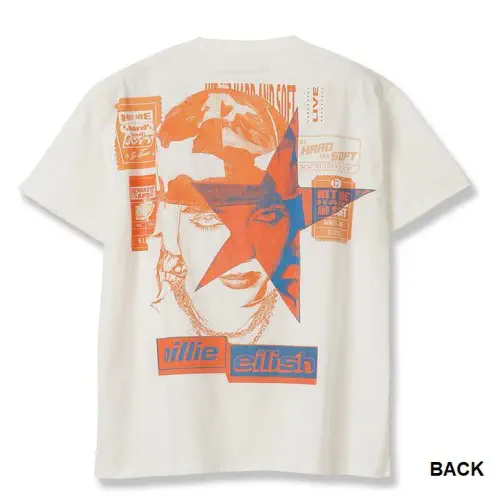 BILLIE EILISH / ビリー・アイリッシュ / HIT ME HARD AND SOFT 3D FILM S/S TEE WHITE L