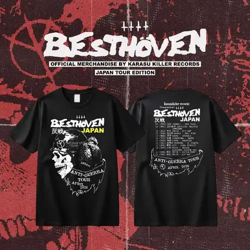 BESTHOVEN / ベストーベン / L/ANTI GUERRA JAPAN TOUR 2026 オフィシャル日本ツアーTシャツ