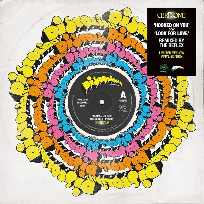 CERRONE / THE REFLEX / HOOKED ON YOU (THE REFLEX REVISIONS] (YELLOW VINYL 12")