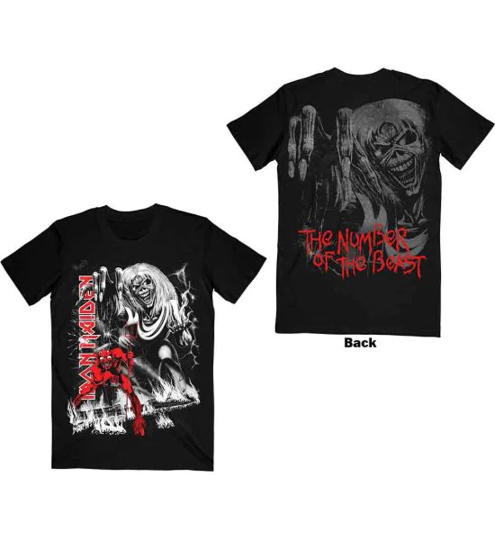 IRON MAIDEN / アイアン・メイデン / NUMBER OF THE BEAST JUMBO BLACK (BACK PRINT)<SIZE:L>
