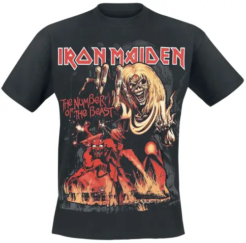 IRON MAIDEN / アイアン・メイデン / NUMBER OF THE BEAST GRAPHIC BLACK<SIZE:L>