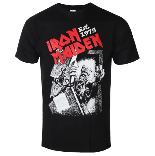 IRON MAIDEN / アイアン・メイデン / EST. 1975 NO PRAYER GRAVE RED LOGO BLACK<SIZE:L>