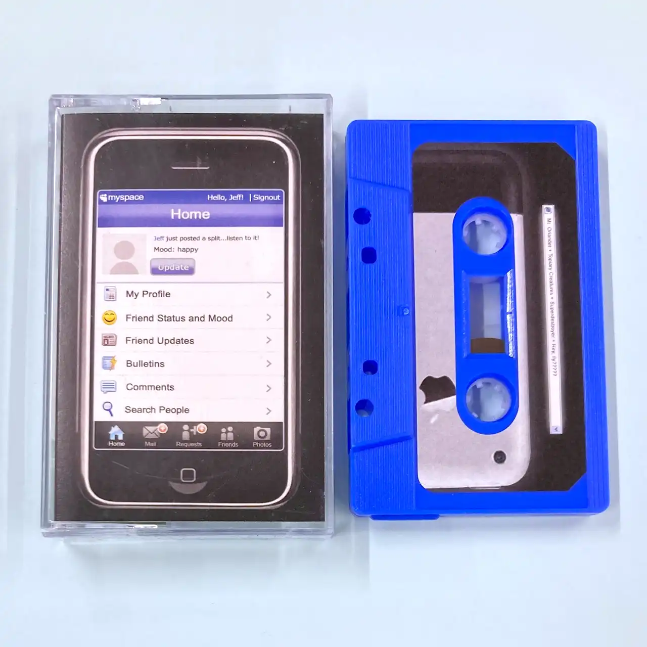 MT. ORIANDER : TOPIARY CREATURES : SUPERDESTROYER : HEY, ILY! / JEFF SPLIT (CASSETTE)