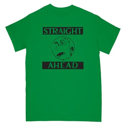 STRAIGHT AHEAD / XL/RECORD COVER KELLY GREEN - T-SHIRT