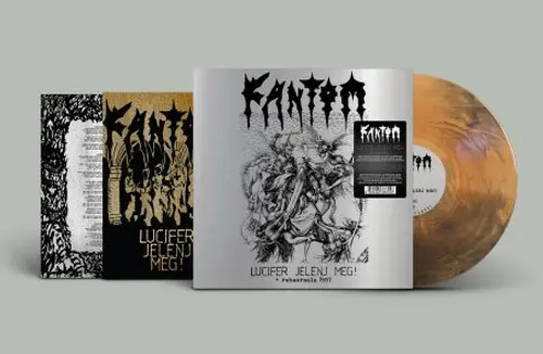 FANTOM (HUNGARY) / LUCIFER JELENJ MEG! + REHEARSALS 1987 DIEHARD SULFUR YELLOW MIXED WITH GRAY VINYL