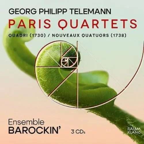 ENSEMBLE BAROCKIN' / アンサンブル・バロッキン / TELEMANN:PARIS QUARTETS