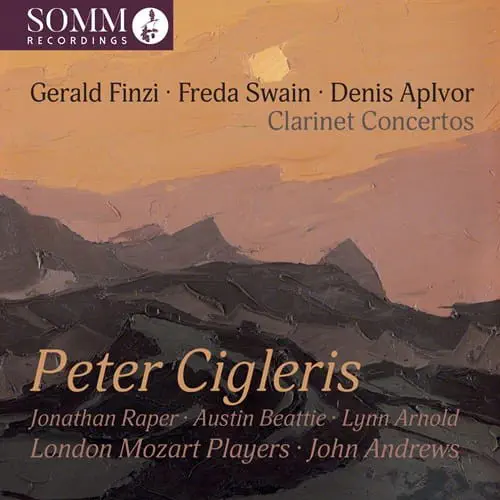 PETER CIGLERIS / ピーター・シグレリス / FINZI/SWAIN/APLVOR:CLARINET CONCERTO