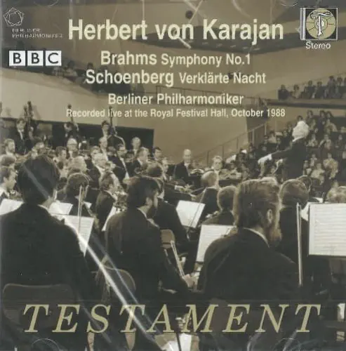 HERBERT VON KARAJAN / ヘルベルト・フォン・カラヤン / ブラームス：交響曲第1番 / シェーンベルク：浄夜