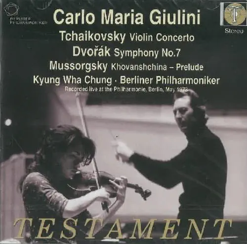 CARLO MARIA GIULINI / カルロ・マリア・ジュリーニ / ドヴォルザーク：交響曲第7番 / チャイコフスキー：ヴァイオリン協奏曲
