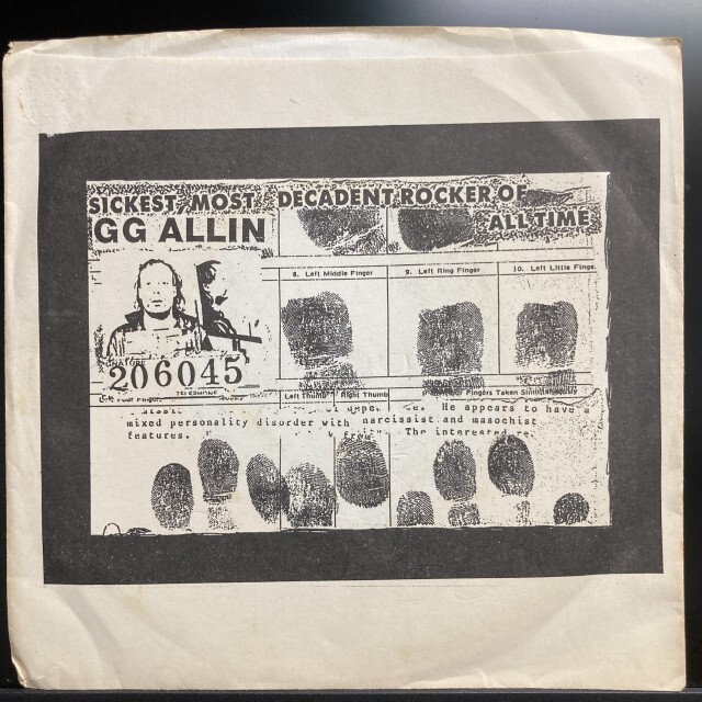 GG ALLIN / ジージーアリン / TROUBLED TROUBADOR