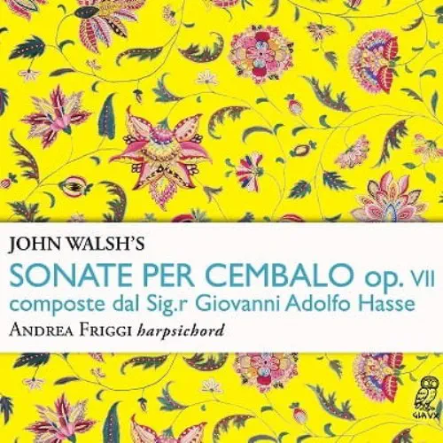 ANDREA FRIGGI / アンドレア・フリッジ / HASSE:JOHN WALSH'S SONATE PER CEMBALO