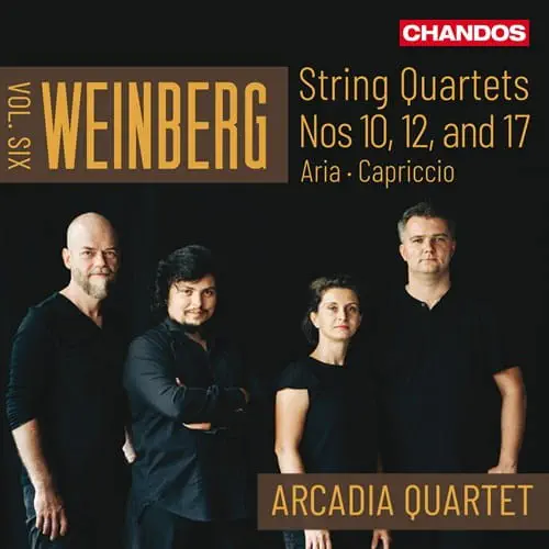 ARCADIA QUARTET / アルカディア四重奏団 / WEINBERG:STRING QUARTET NO.10,12&17