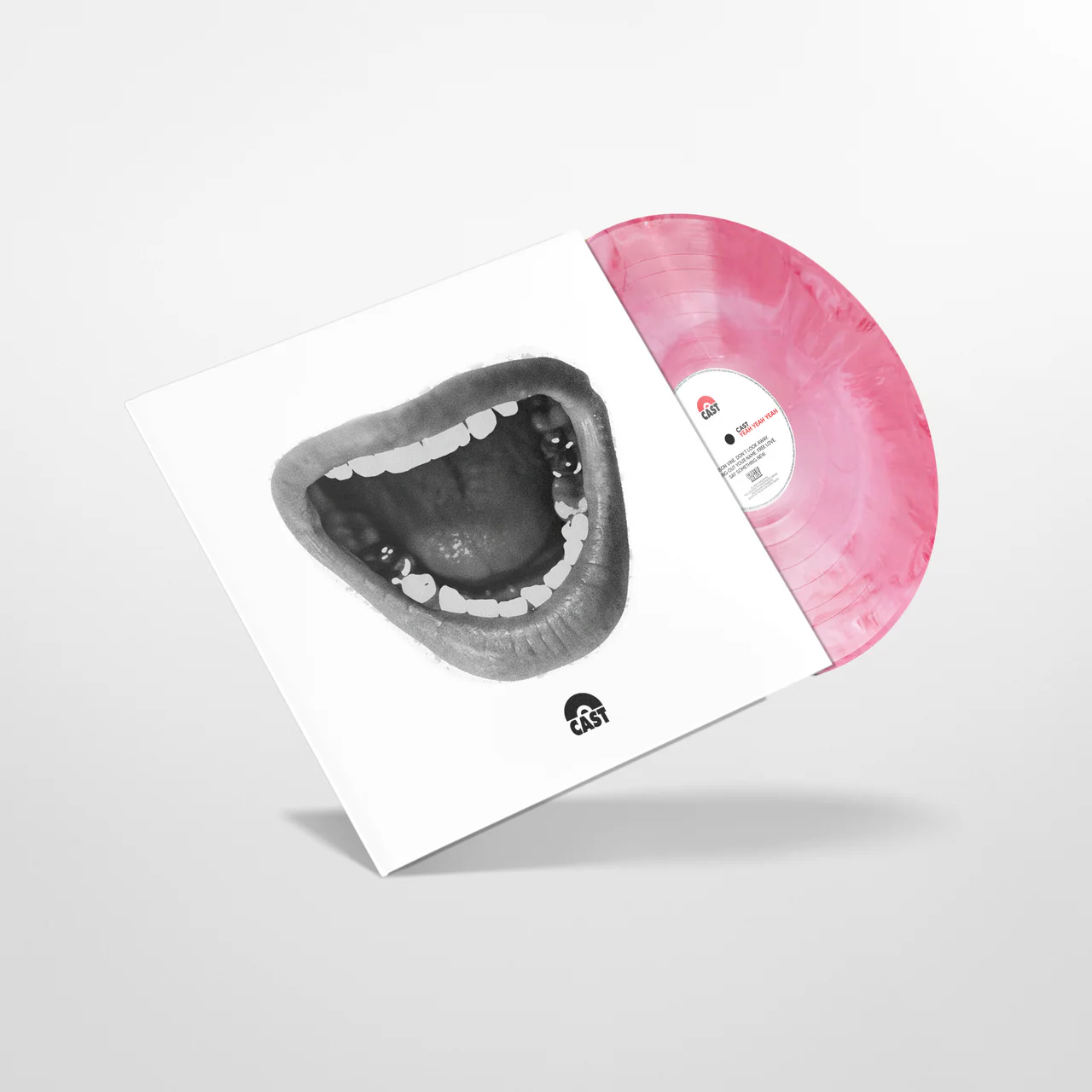 CAST / キャスト / YEAH YEAH YEAH (EXCLUSIVE TRANSLUCENT PINK/WHITE MARBLED VINYL)