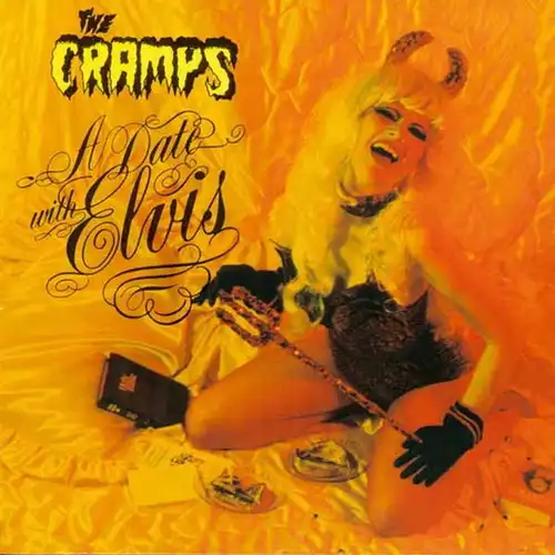 CRAMPS / A Date With Elvis（国内帯付仕様盤LP / ORANGE COLOR VINYL）