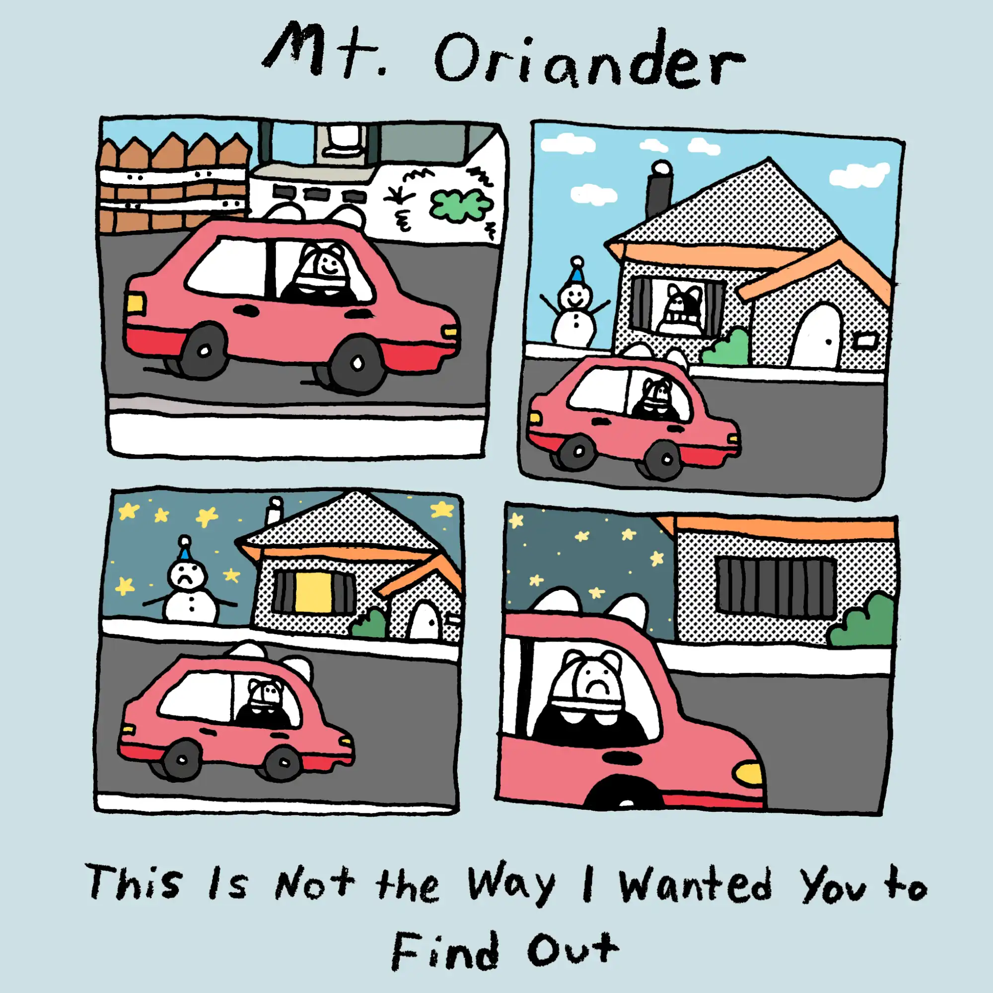 MT. ORIANDER / THIS IS NOT THE WAY I WANTED YOU TO FIND OUT (7")