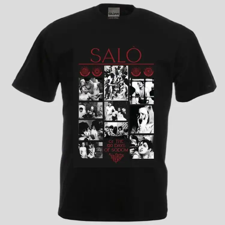 V.A. (NOISE / AVANT-GARDE) / SALO OR THE 120 DAYS OF SODOM T-SHIRT BLACK [SIZE M]