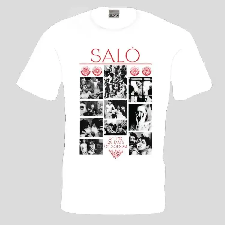 V.A. (NOISE / AVANT-GARDE) / SALO OR THE 120 DAYS OF SODOM T-SHIRT WHITE [SIZE 2XL]