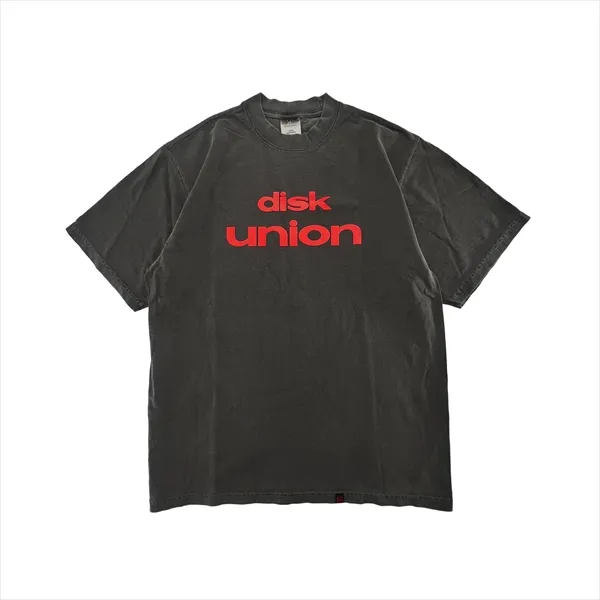 DISKUNION / ディスクユニオン / diskunion Tee Garment Dyed 26 (Black/M)