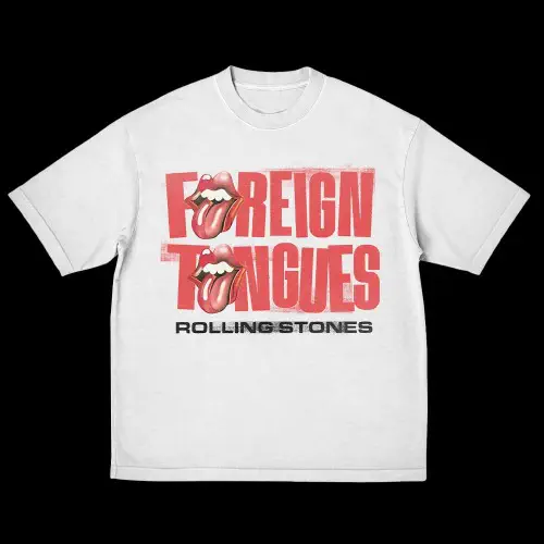 ROLLING STONES / ローリング・ストーンズ / FOREIGN TONGUES S/S TEE WHITE S