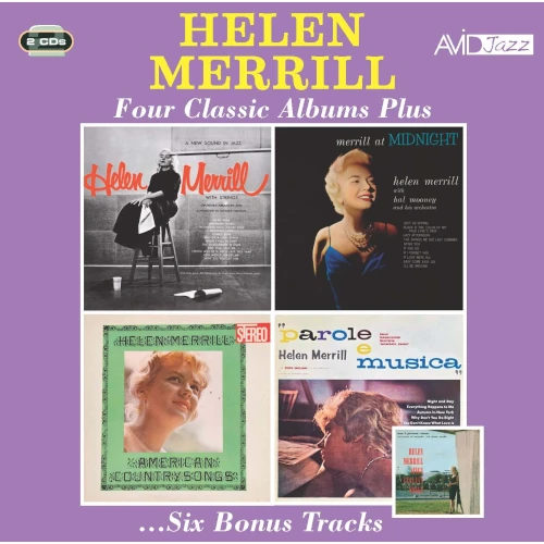 HELEN MERRILL / ヘレン・メリル / FOUR CLASSIC ALBUMS PLUS (HELEN MERRILL WITH STRINGS / MERRILL AT MIDNIGHT / AMERICAN COUNTRY SONGS / PAROLE E MUSICA) (2CD)