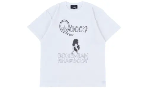 QUEEN / クイーン / "BOHEMIAN RHAPSODY" T-SHIRT (WHITE) (S)
