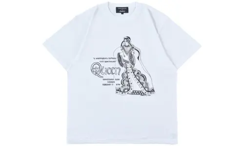 QUEEN / クイーン / "POSTER" T-SHIRT (WHITE) (XL)