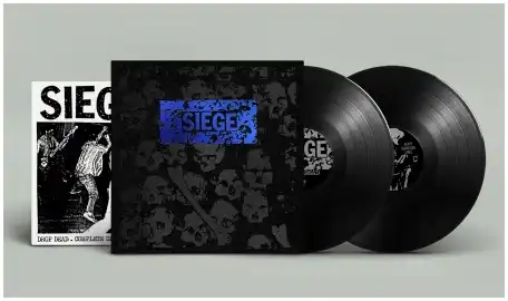 SIEGE / DROP DEAD - COMPLETE DISCOGRAPHY (2LP/SOLID BLACK VINYL)