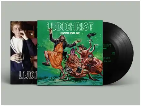 LUDICHRIST / ルーディークライスト / ...AND I MEAN THAT. POWERTRIP DEMOS 1987 (10"/SOLID BLACK VINYL)