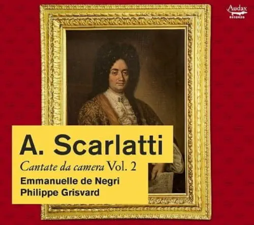EMMANUELLE DE NEGRI / エマニュエル・デ・ネグリ / A.SCARLATTI:CANTATE DA CAMERA VOL.2